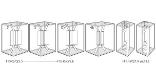 Flow through Refractometer Cells