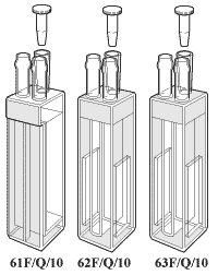 Fluoreszenz-Küvetten, mit "Water Jacket"