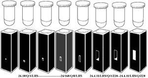 Sub-micro low head space (LHS) cells